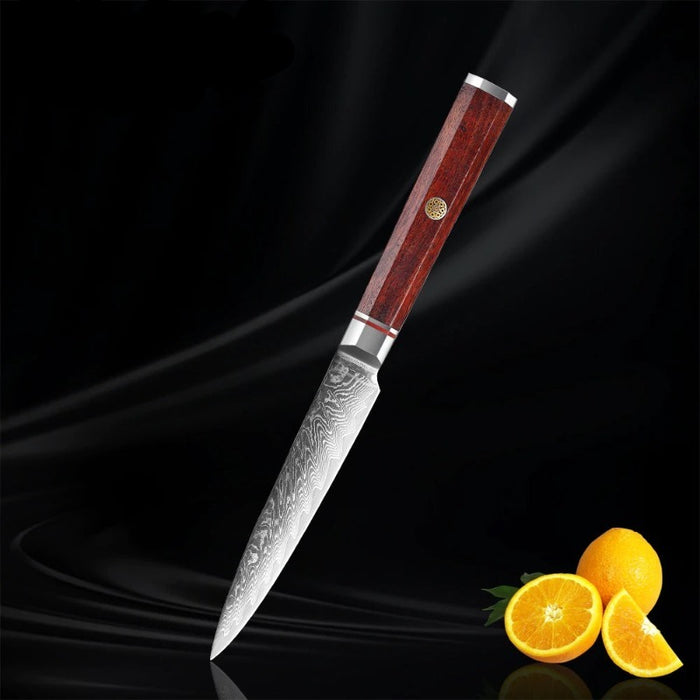 5 Inch Steak Peeling Utility Knife With Octagonal Handle