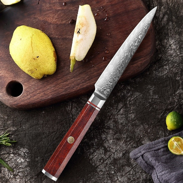 5 Inch Steak Peeling Utility Knife With Octagonal Handle