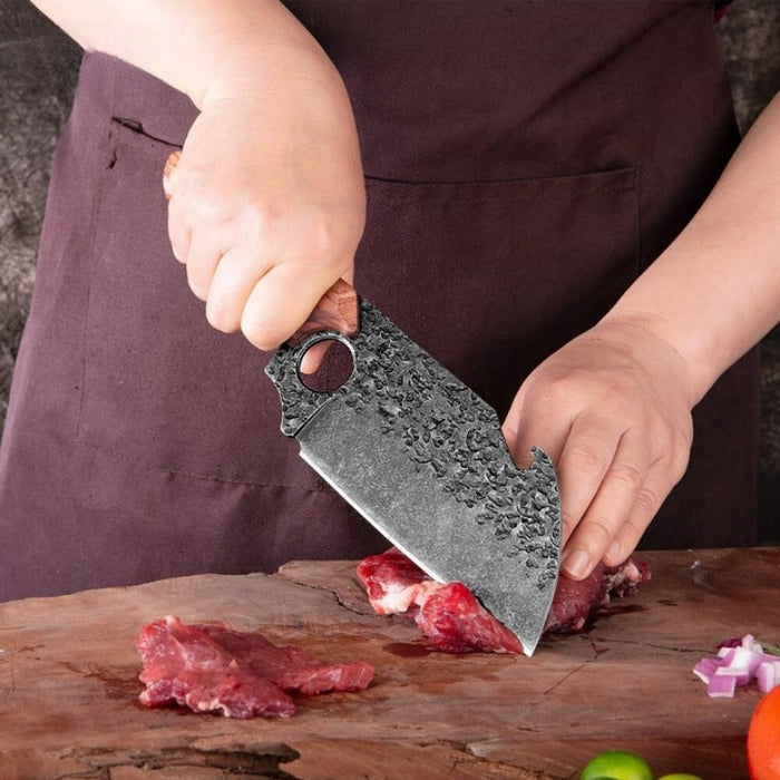 Forging Handmade High-Carbon Steel Chef Knife