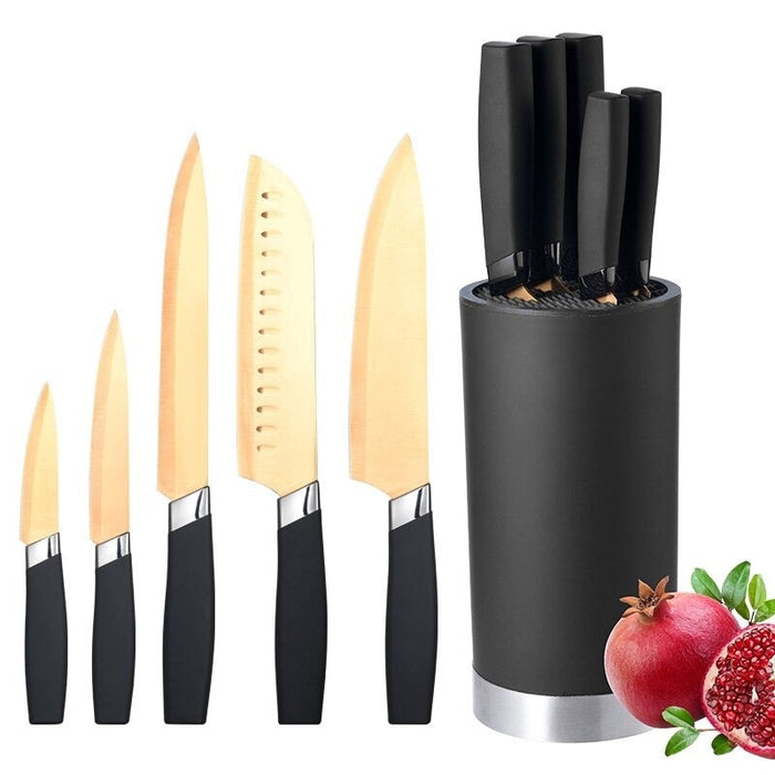 Kitchen Knife Set Slicing Tools With Knife Holder