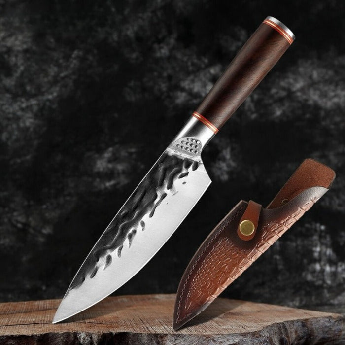 High Carbon Stainless Steel Boning Knife With Leather Case