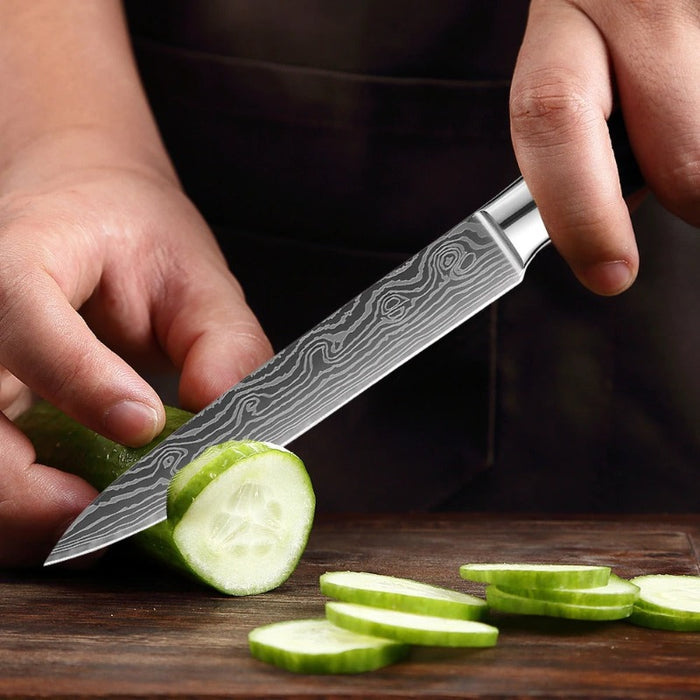 5 Inch Sharp Paring Knife With Round Handle