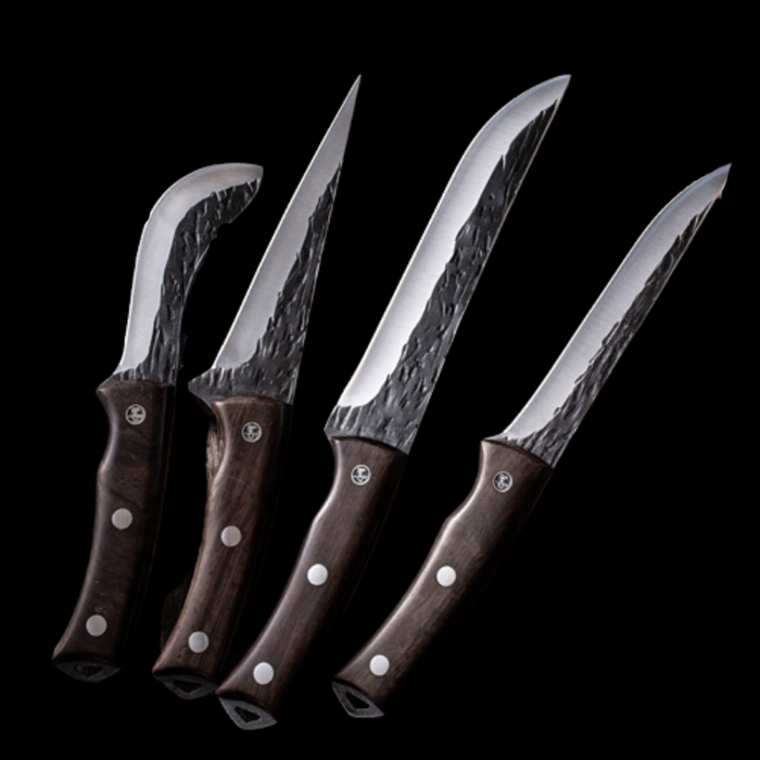 Full Tang Knife Sets With Rosewood Handle