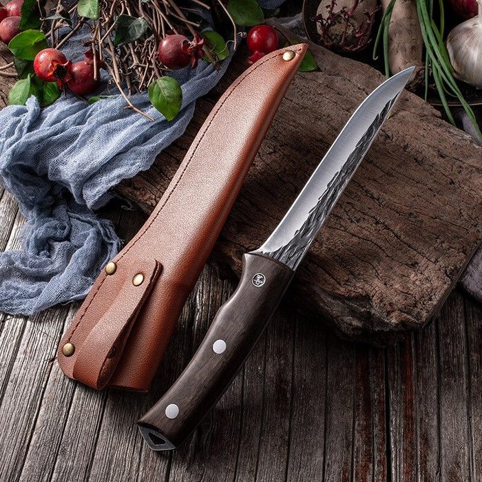 Full Tang Knife Sets With Rosewood Handle