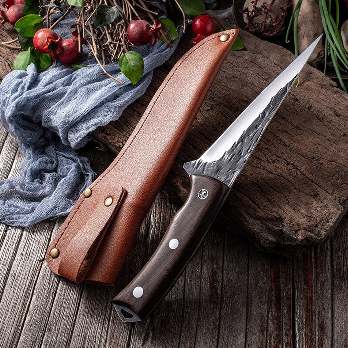 Full Tang Knife Sets With Rosewood Handle