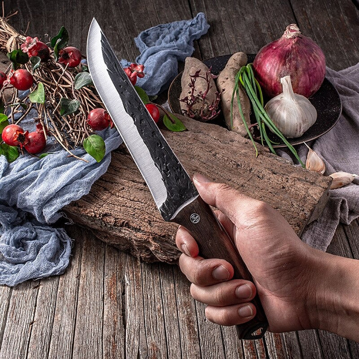 Full Tang Knife Sets With Rosewood Handle