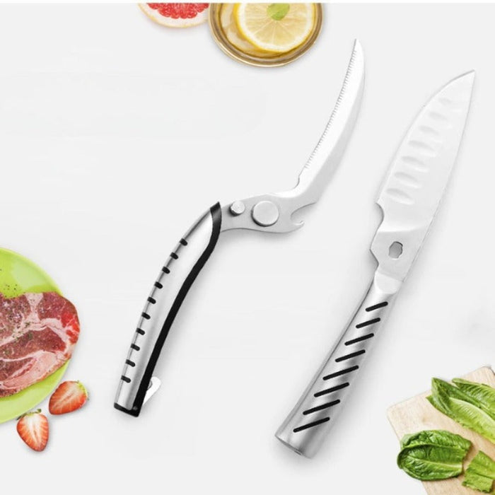 Multi-Function Stainless Steel Kitchen Scissors