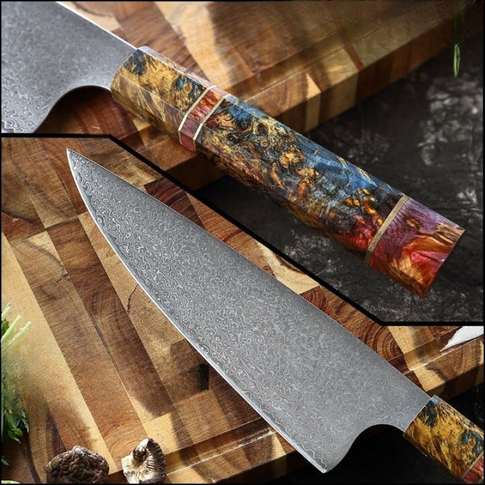 Japanese Butcher Damascus Steel Chef Knife