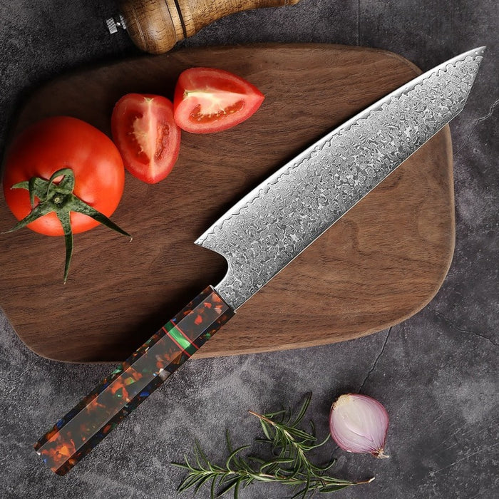 8 Inch Damascus Steel Sharp Cleaver Knife