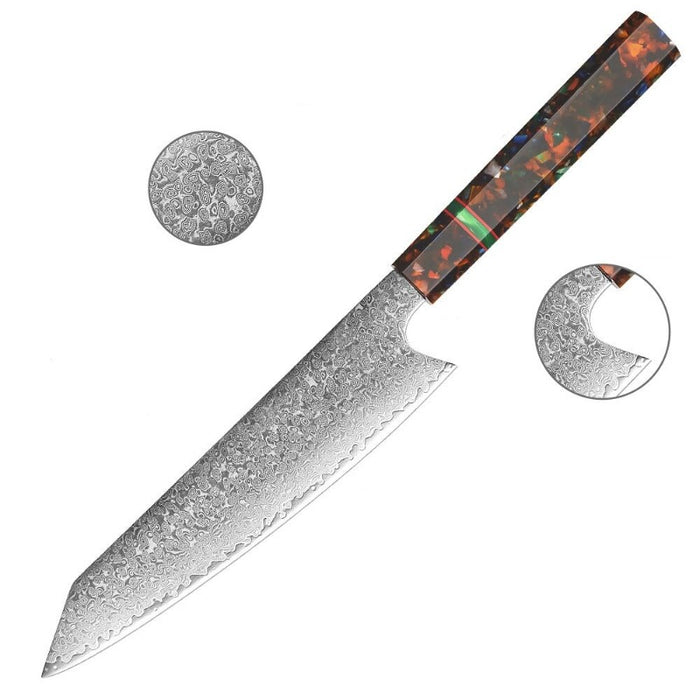 8 Inch Damascus Steel Sharp Cleaver Knife