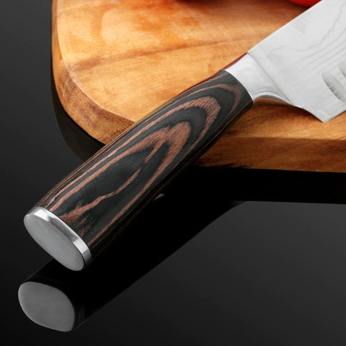 Laser Pattern Kitchen Knife Sets