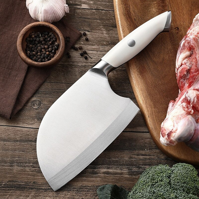 7 Inch Stainless Steel Serbian Cleaver Knife