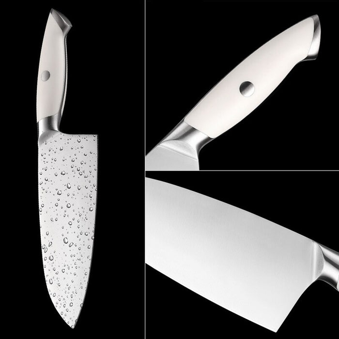 7-Inch Stainless Steel Razor-Sharp Kitchen Cleaver Knife