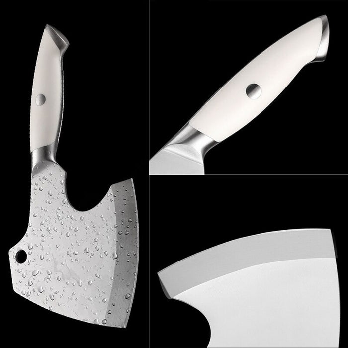 Chef Knife Stainless Steel Handmade Axe Head Felling Hammer