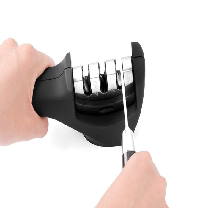 Knife Sharpener For Straight And Serrated Knives