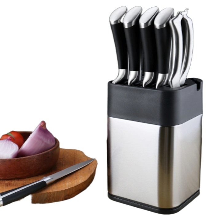 Stainless Steel Standing Knife Holder