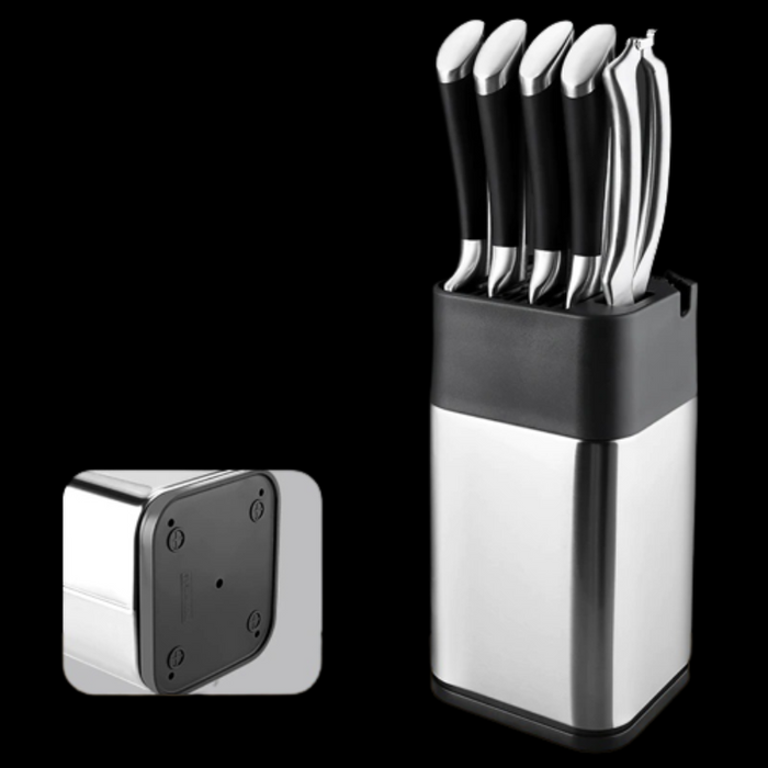 Stainless Steel Standing Knife Holder