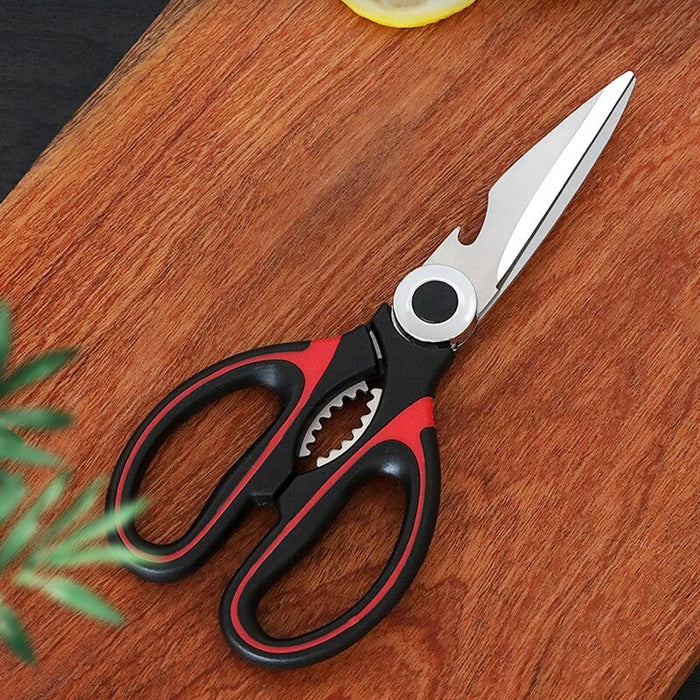 Multifunctional Stainless Steel Kitchen Scissors With Bottle Openers