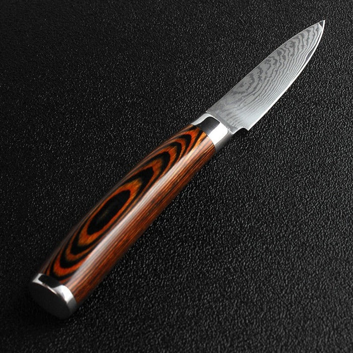 3.5" Kitchen Paring Knife Japanese Damascus Steel