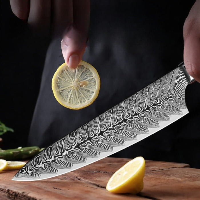 4 Inch Paring Knife Damascus Steel With Black Ebony Handle