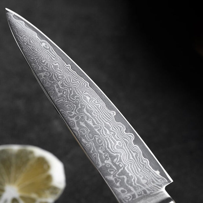 Sharp Damascus Steel Household Paring Knife