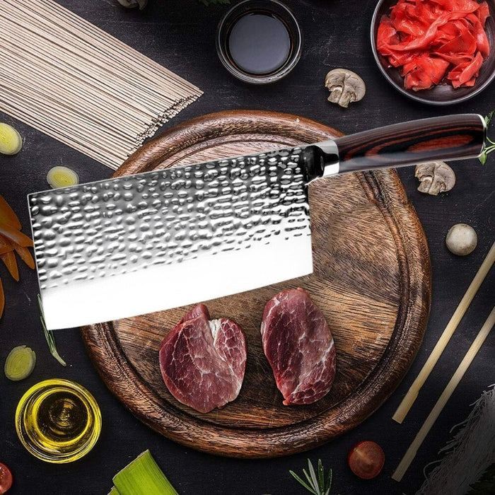 Stainless Steel Chef Knife Forging Anti-Stick Sharp