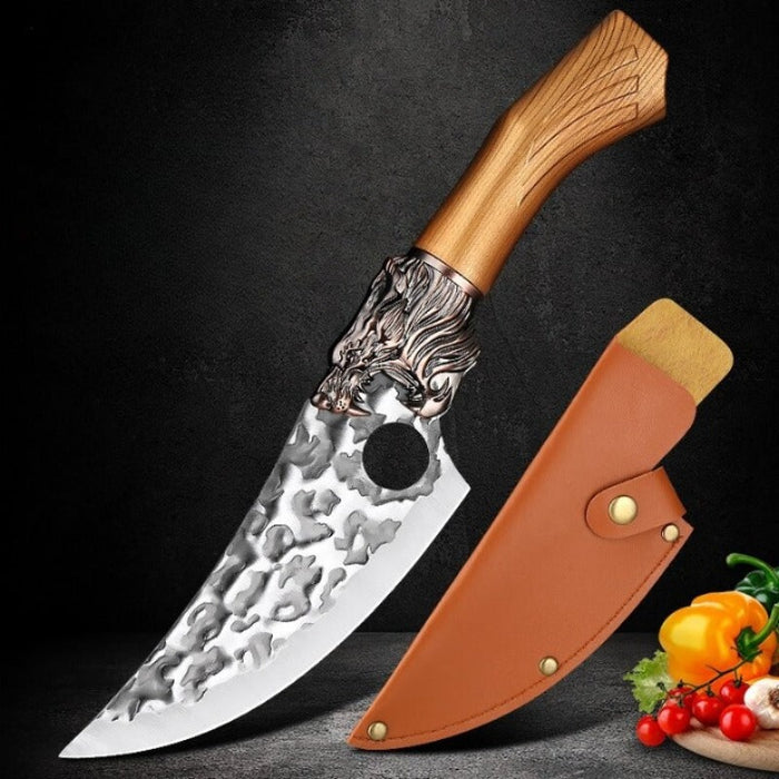 Traditional Handmade Forged Butcher Cleaver Knife