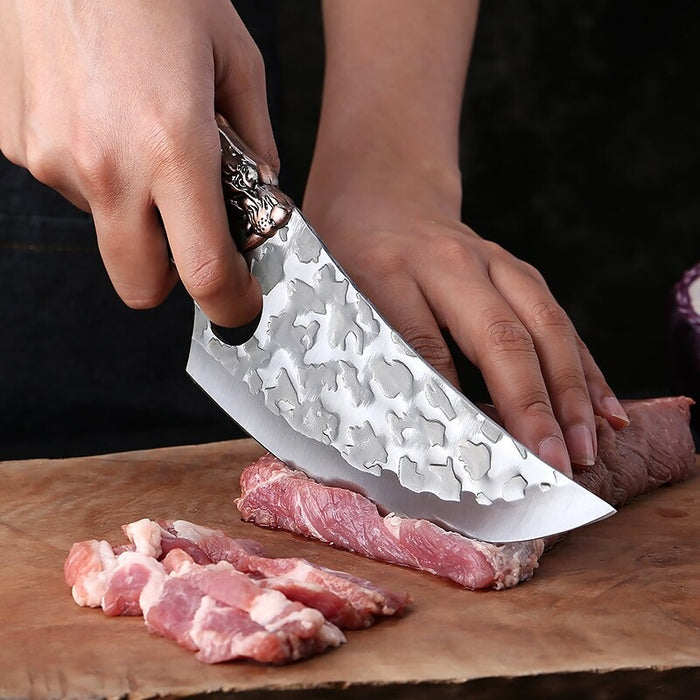 Traditional Handmade Forged Butcher Cleaver Knife